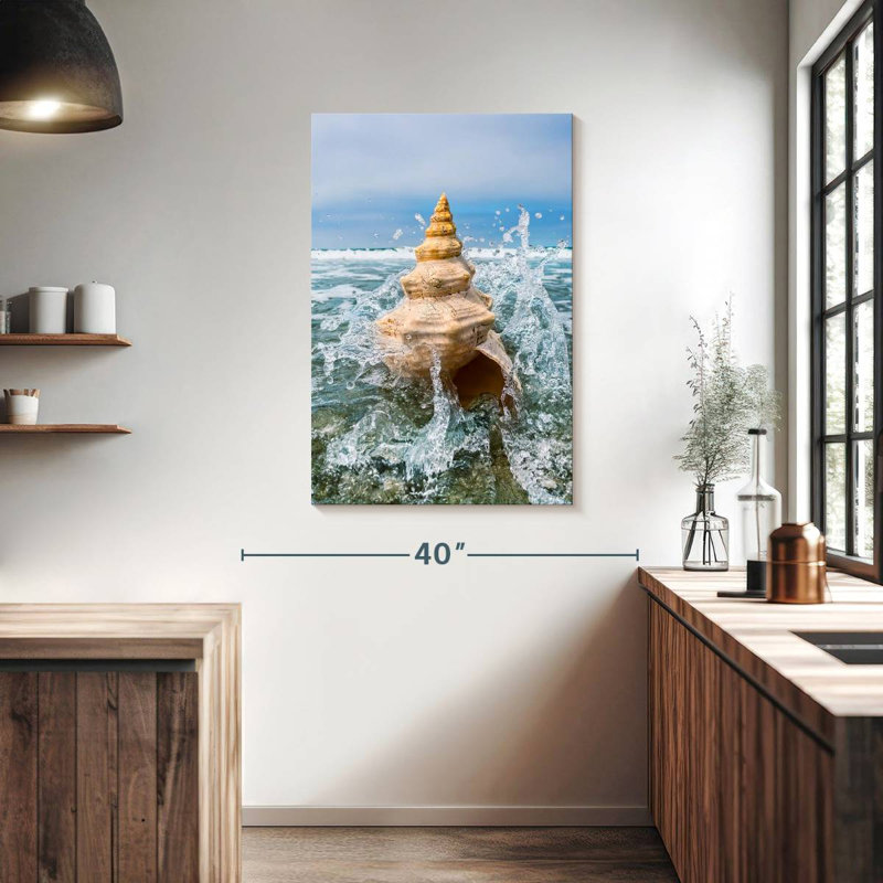 Aletra Ocean Conch Shell, 39" H x 26" W