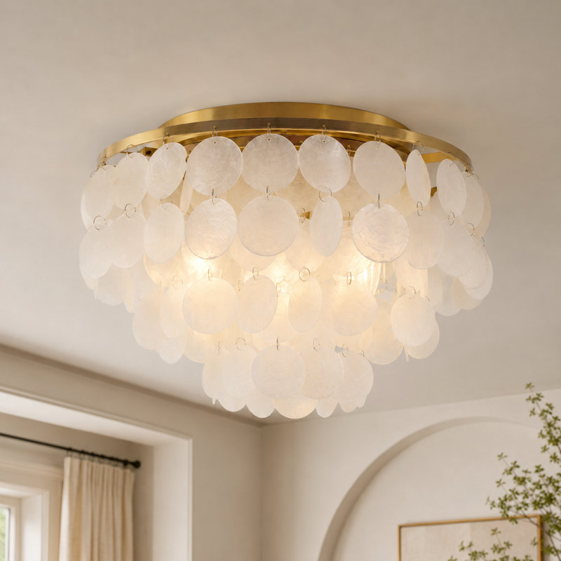 Modern 5 - Light Dimmable Flush Mount Lighting