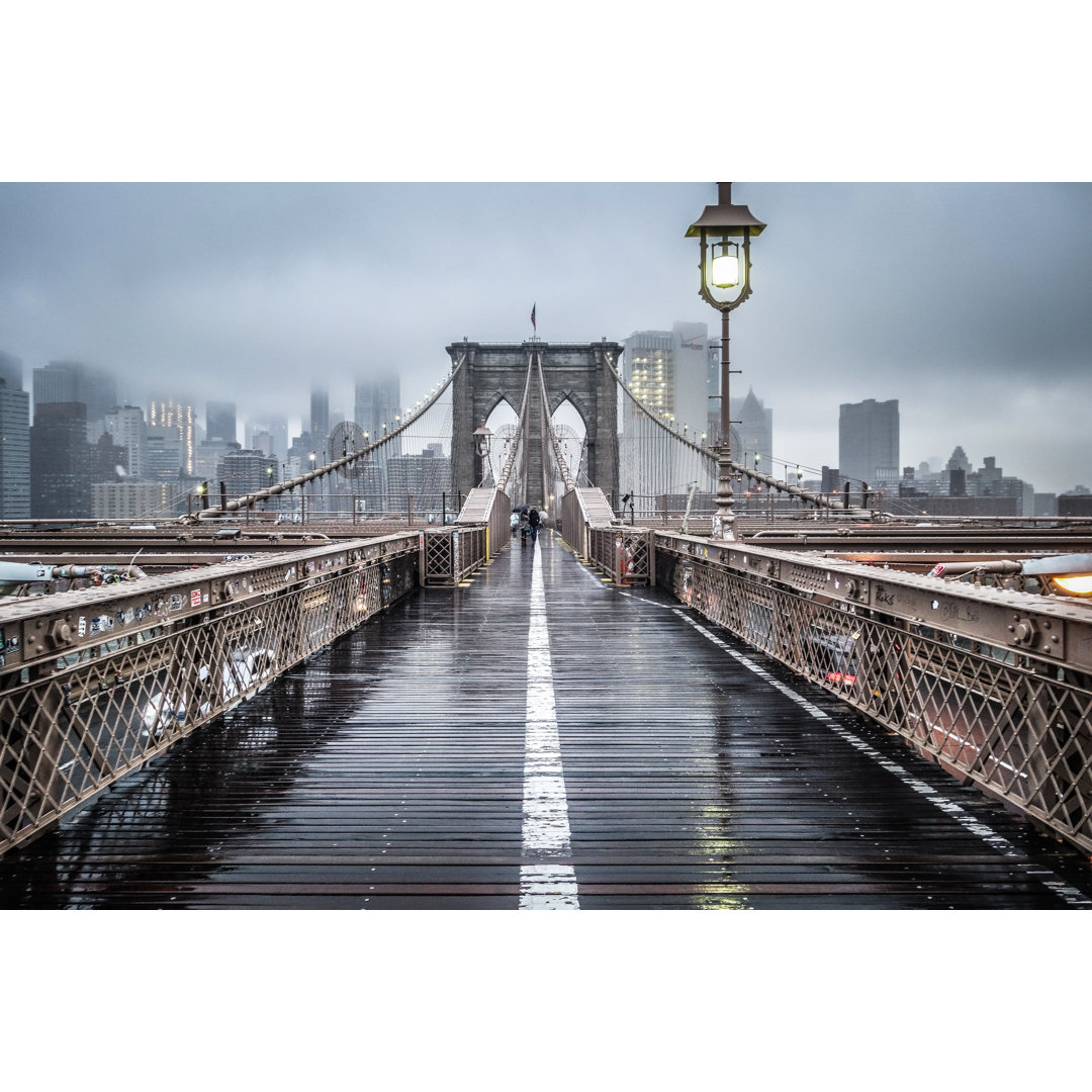 Die Brooklyn Bridge - Druck