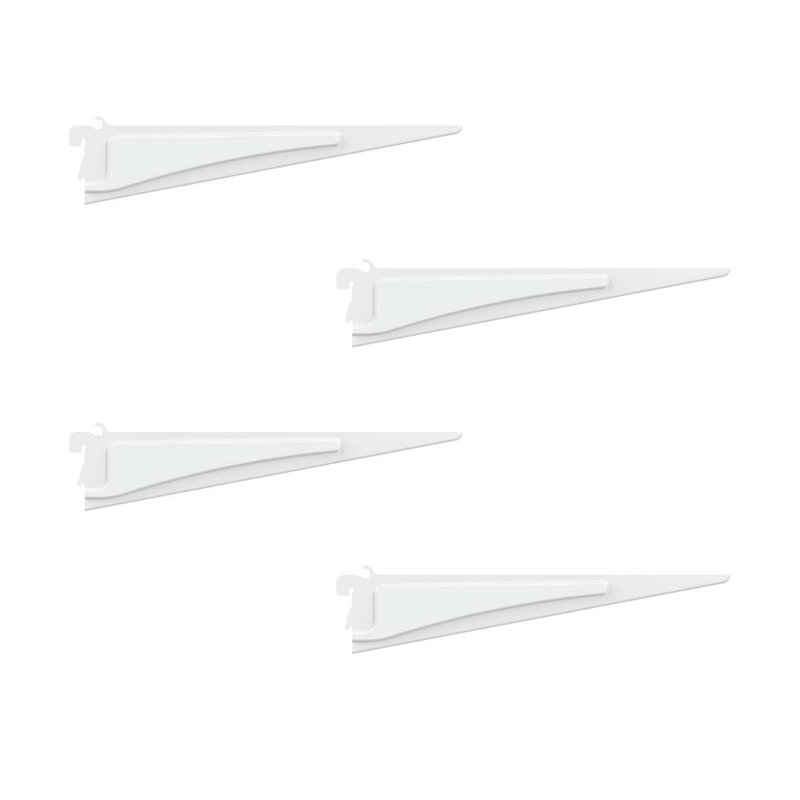 Support de tablette blanc ShelfTrack 12 po x 0,5 po