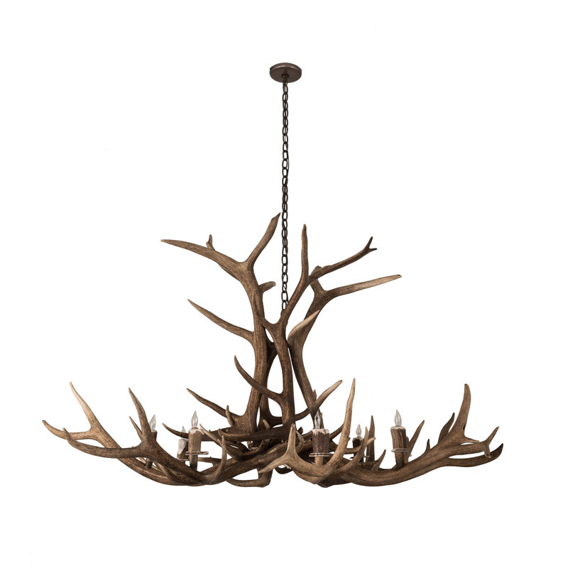 Rustic Lodge 8 - Light Chandelier