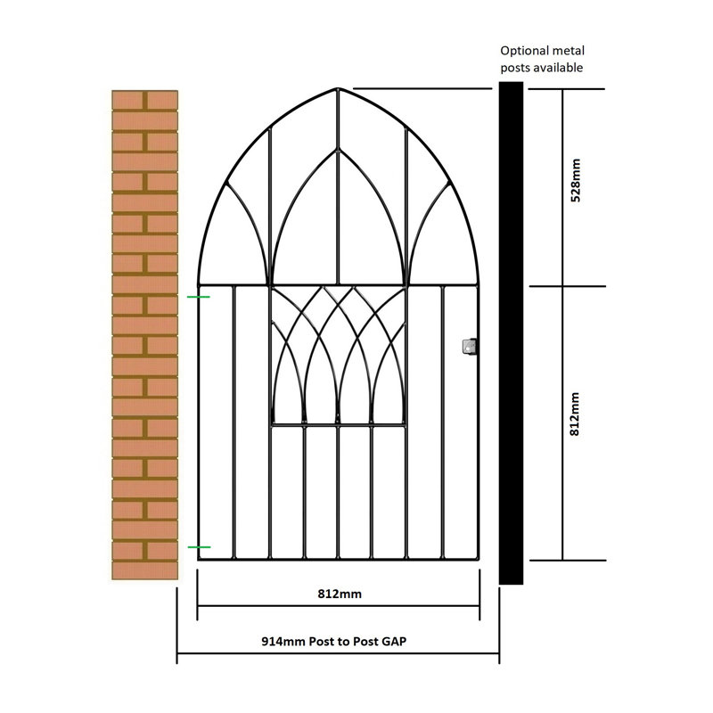 Guero Gate Fencing, 91cm W X 134cm H