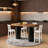 Woodgrain Design Coffee Table,Pub Table,Greeting Table
