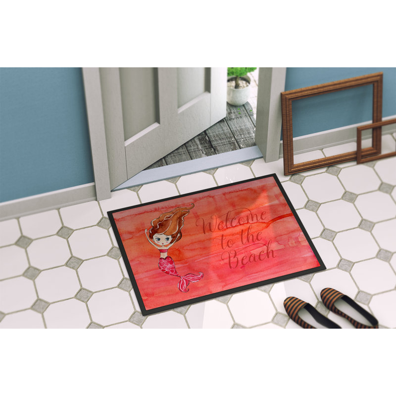 Non-Slip Outdoor Doormat, Rectangle 18" x 27"