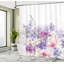 Rideau de douche simple rose Burma-22028410