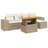 Vidaxl Garden Sofa Set Beige, Cream White
