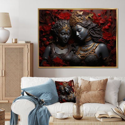 Hindouisme Ramayanas Regal Ruby sur toile