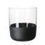 Villeroy & Boch Manufacture Rock Collection Whiskey Glass Set, Set of 4, Crystal Glass with Matte Black Base, Made in Europe, Capacity 8.5 oz