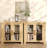 Buffet Cabinet with Storage, Sideboard Credenza with Tempered Glass Doors-77054547