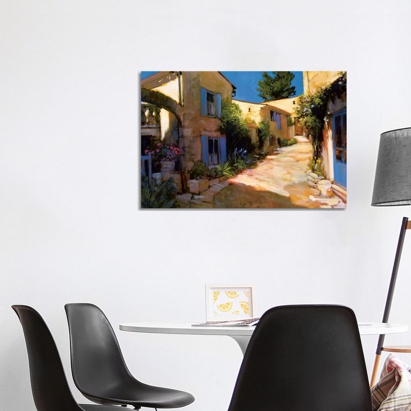 Village In Provence - Wrapped Canvas Print, 101.6 cm H x 66.04 cm W x 1.91 cm D