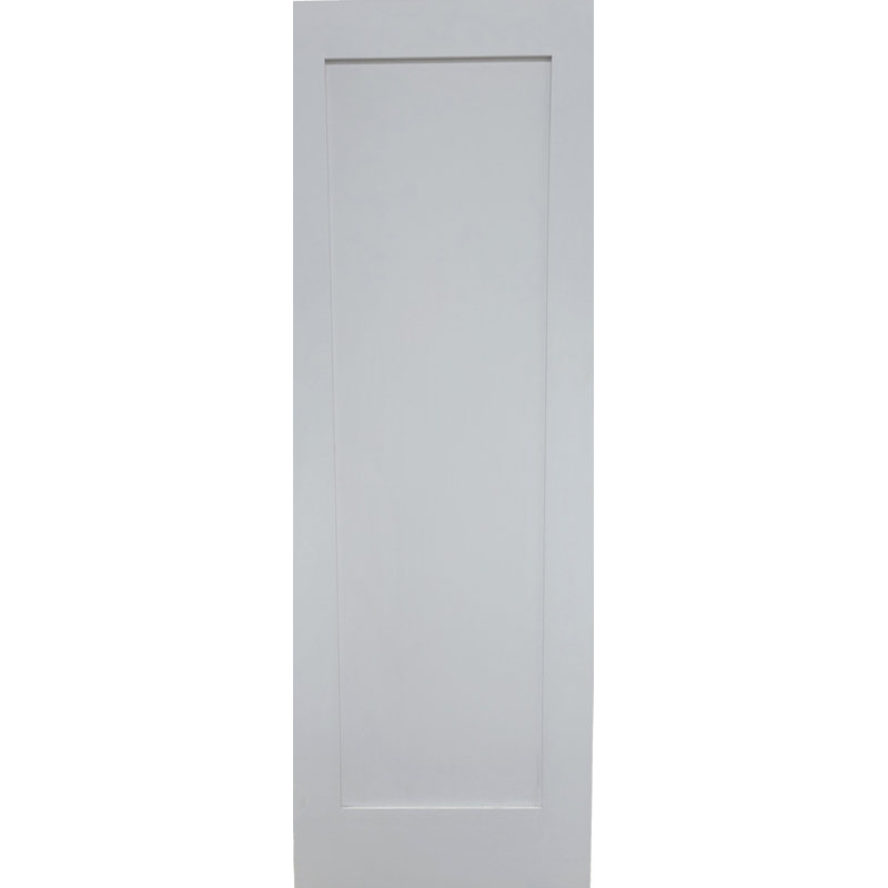 Porte à âme solide, 1 panneau vibreur, L 22 po x H 80 po x P 1,38 po