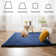 Rectangle Solid Colour Memory Foam Rug