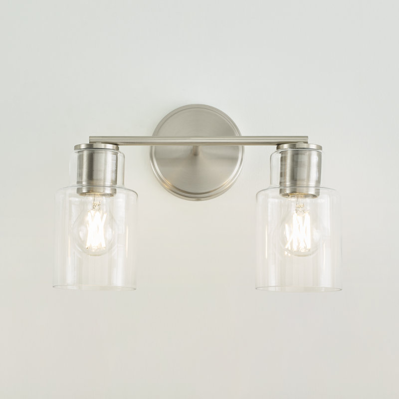 Sayward Vanity Light, Brushed Steel, 2