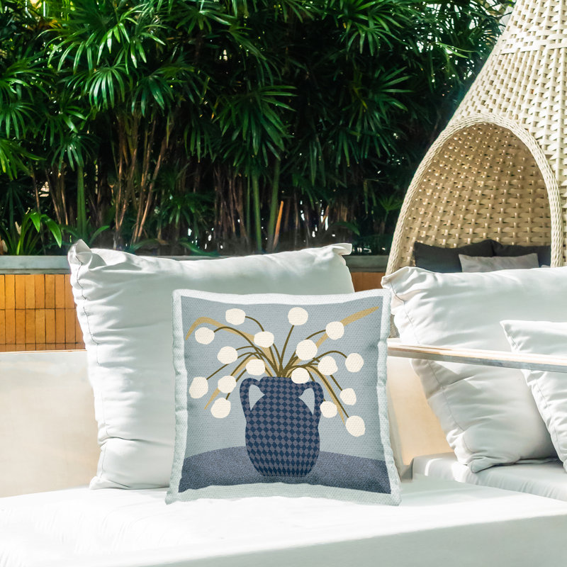 Coussin décoratif géométrique intérieur / extérieur