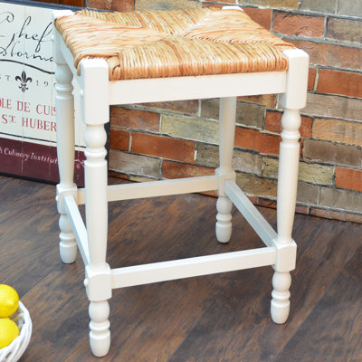 Chiem Counter Stool with Solid Wood Frame