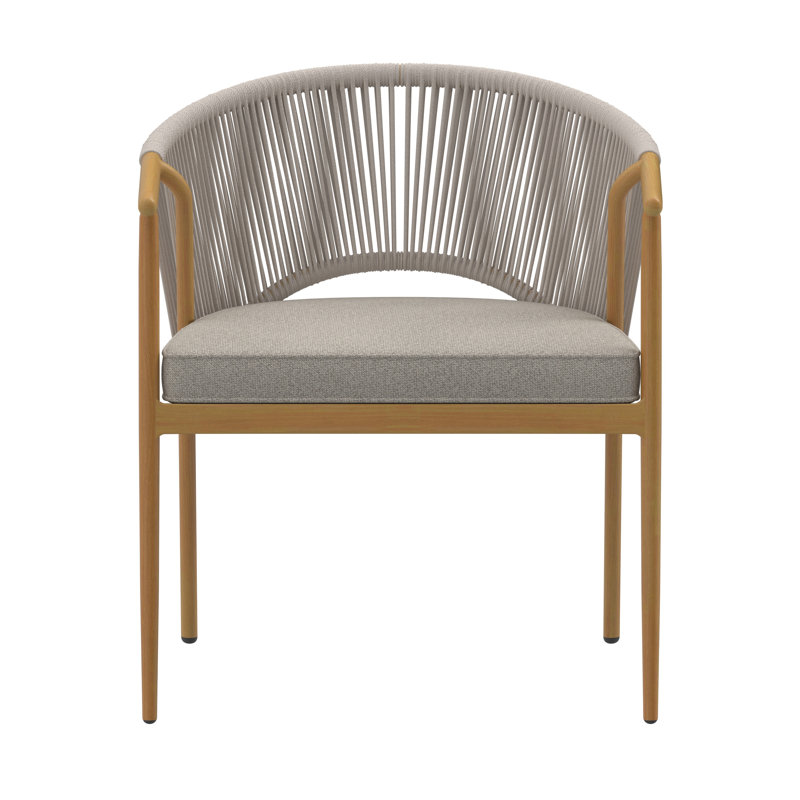 Patio Dining Set with, 75cm H x 115cm W x 115cm D