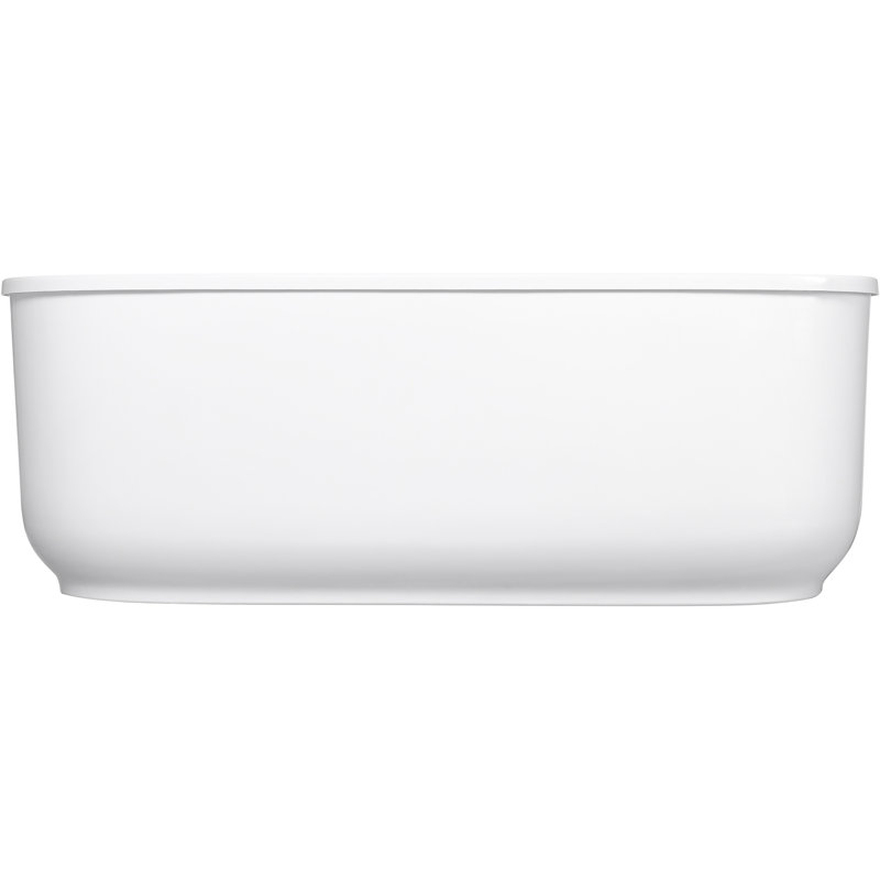Spectacle 60.25" x 32.25" Freestanding Bath