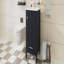 Meuble-lavabo moderne de 20 pouces avec lavabo en céramique, tiroir et porte à fermeture en douceur, organisateur de porte double couche, tiroir de séparation, patins réglables - conception de rangement peu encombrante-1468969972