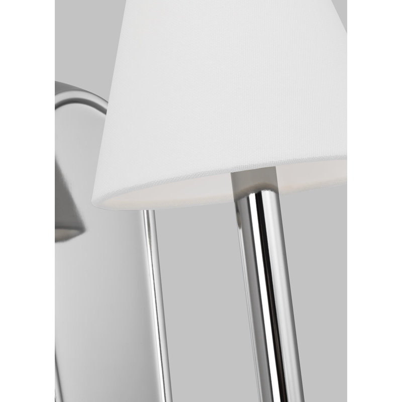 Paisley 1 - Light Armed Sconce, Polished Nickel