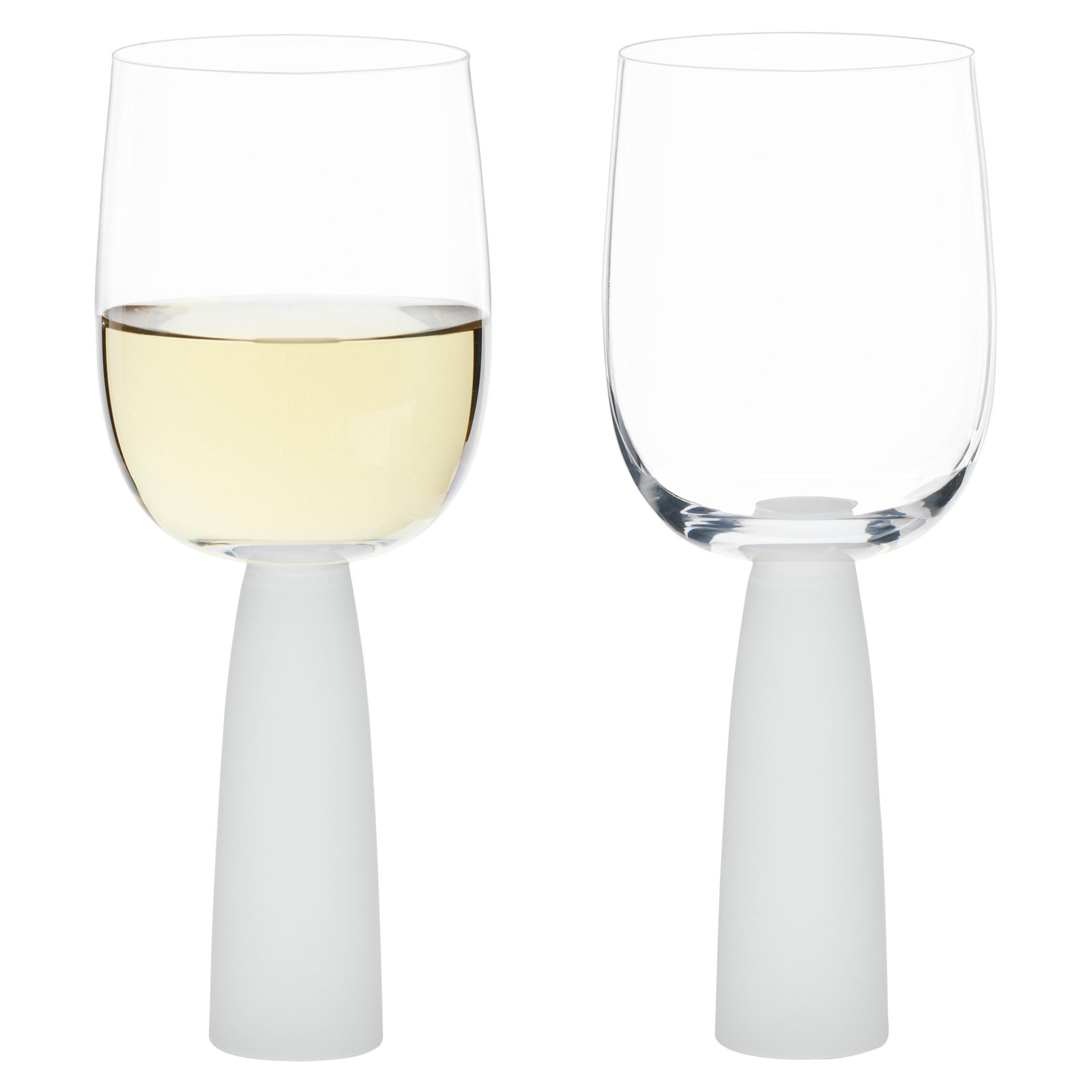 10.25oz. Glass All Purpose Wine Glass Stemware Set, Frost