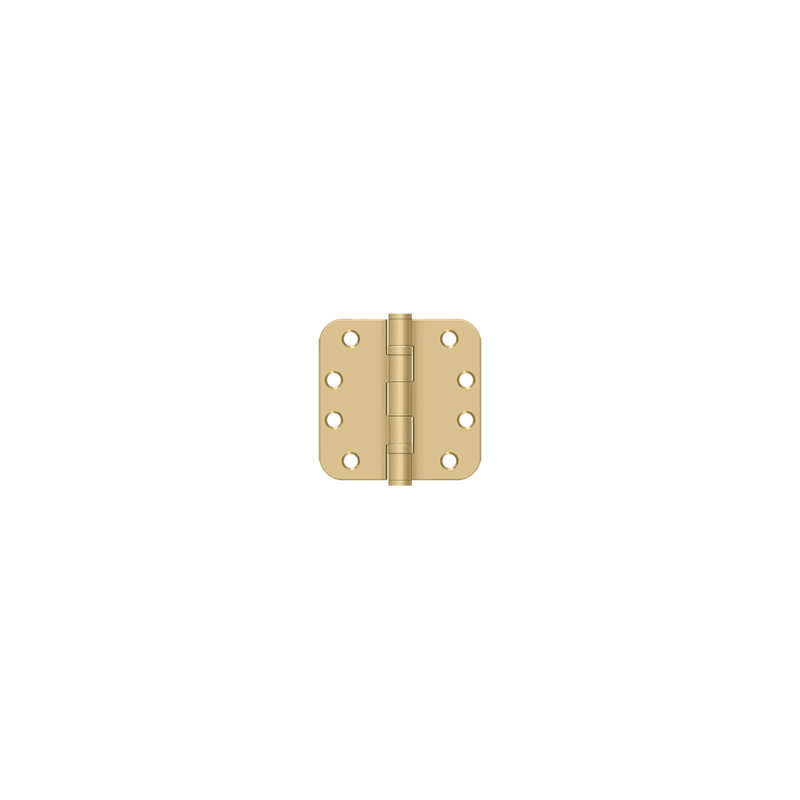 Steel Hinge, Brushed Brass, Steel