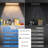 Lepotec Under Cabinet Lights - LED Wireless Touch Control, Rechargeable Battery Indicatornight Light for Kitchen & Hallway