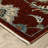 Edner Traditional Floral Red/ Multi Area Rug-1527847826