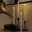 Bougies sans flamme Real Wax avec 2 télécommandes, chandelier à pile avec minuterie, blanc, H 11,4 po