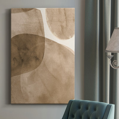 Neutral Object II - Wrapped Canvas Painting