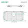 28.07-in x 13.98-in Rear Drain Heavy-Duty Stainless Steel Sink Grid