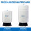 Réservoir d'eau pré-pressurisé iSpring T11M 11 gallons pour systèmes d'osmose inverse (osmose inverse) d'une capacité de 7 gallons