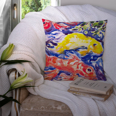 Coussin décoratif intérieur / extérieur Koi in The Pond