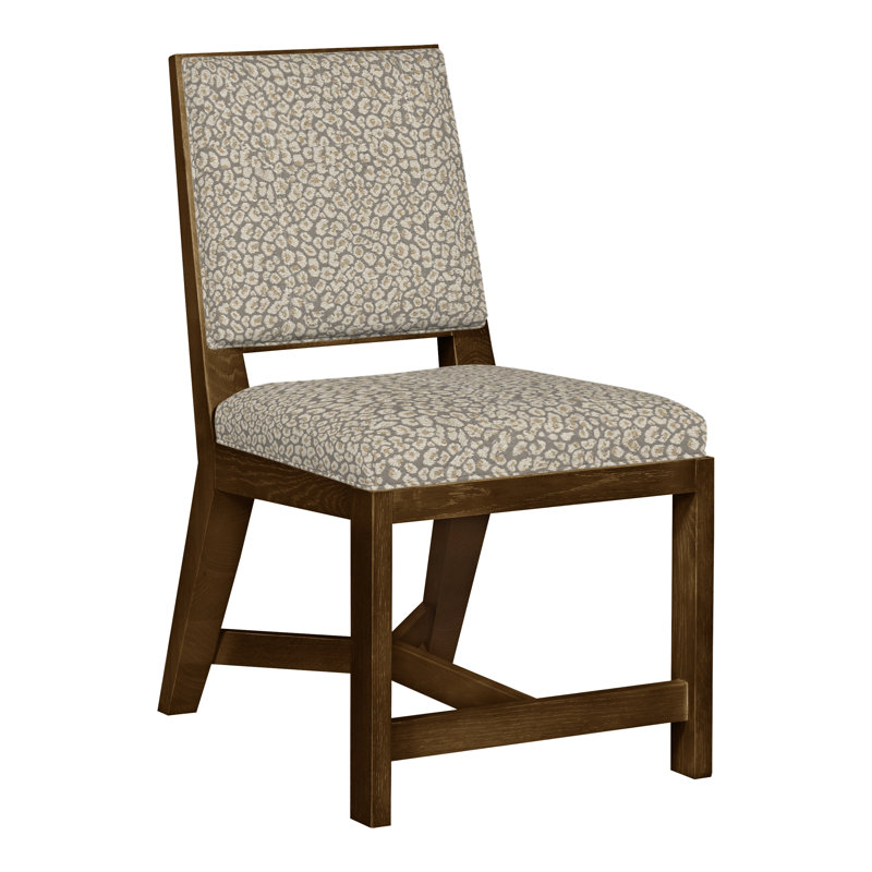 Thom Filicia Home Upholstered Back Side Chair, Havana, Nadia Linen