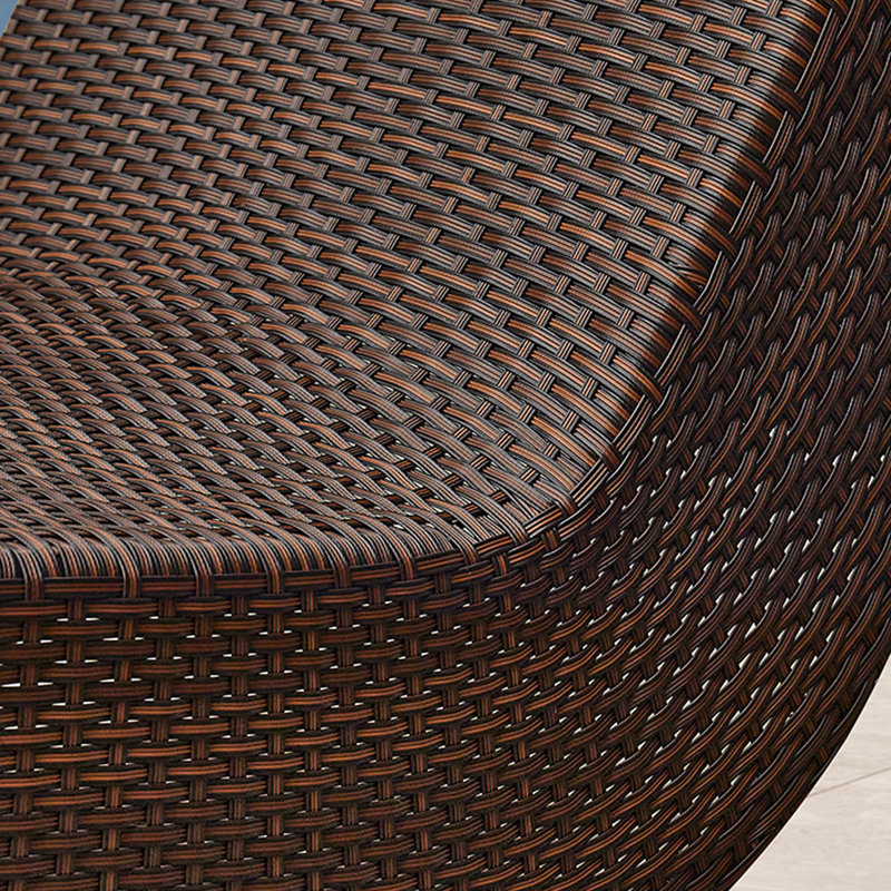 Chaise longue pour l'extérieur, 2, Brun