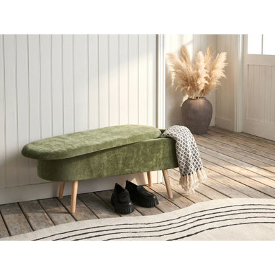 Polyester Upholstered Storage Bench