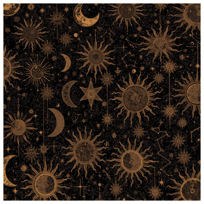 Celestial Sun Moon Pattern Comforter