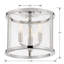 3 - Light Semi Flush Mount