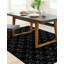 Tapis contemporain noir et argenté Vincente-480357233