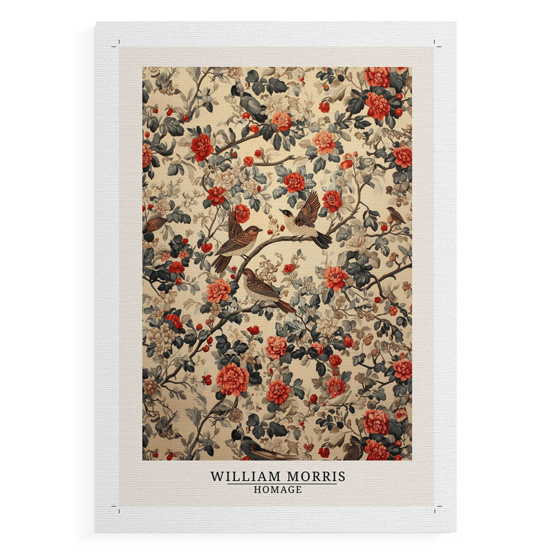 La série CCXC de William Morris-impression sur toile seulement - non encadrée, H 18 po x l 12 po