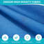 Paquet de 2 coussins de 80 po pour chaise longue d'extérieur 80 po, housse imperméable, amovible et lavable, coussins de remplacement toutes saisons pour jardin de piscine, bleu / l-41111108-55894029