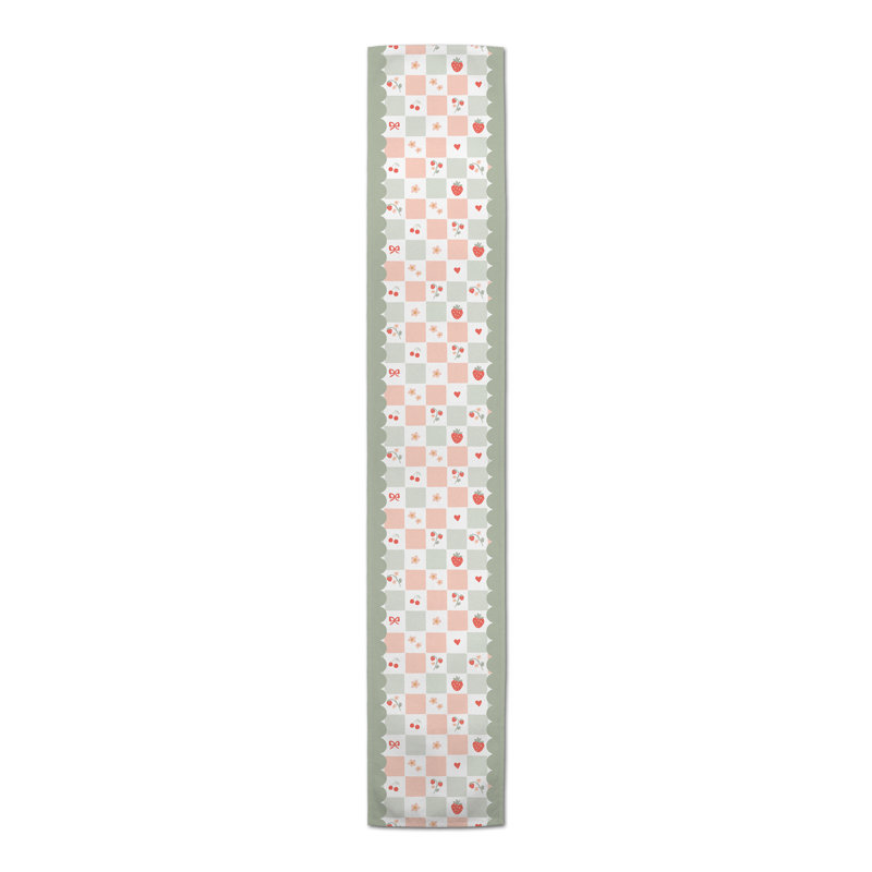 Chemin de table Fruit Checker, 90