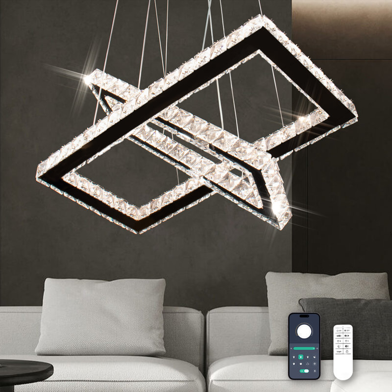 Olivianna 2 - Light LED Geometric Chandelier
