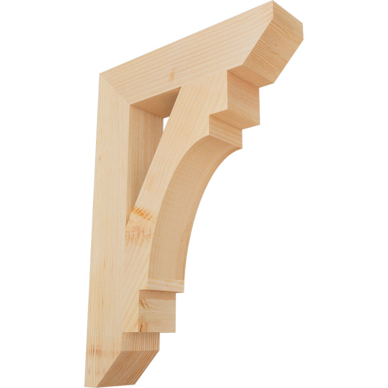 Support latté 3 1/2 po x P 18 po x H 26 po, sapin Douglas, Douglas (lisse), H 26 x l 3,5 x P 18