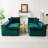 Luxury Green Turtle Velvet Multifunctional Sofa-843493912