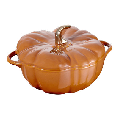 Enameled Cast Iron Pumpkin Cocotte