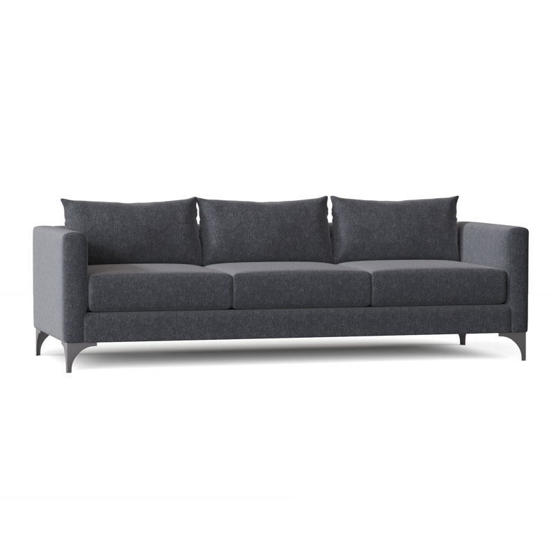 Vess Upholstered 87'' Sofa, Crafty Mineral