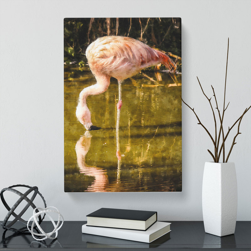 Pink Flamingo Vol.2 - Wrapped Canvas, 76cm H x 50cm W x 3cm D