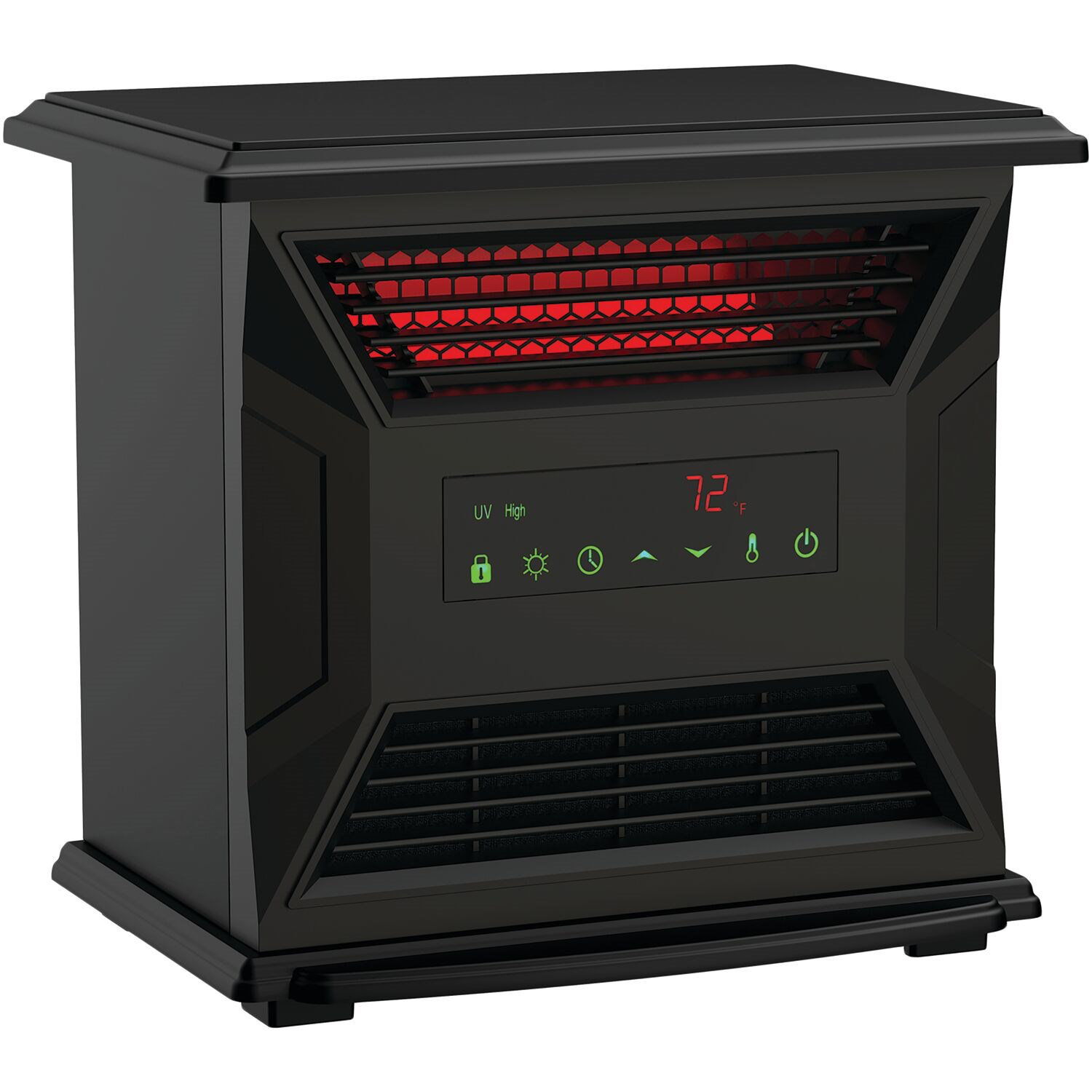 Lifesmart 1500 Watt Watt Electric Cabinet Space Heater with Adjustable  Thermostat , Remote Included | Wayfair