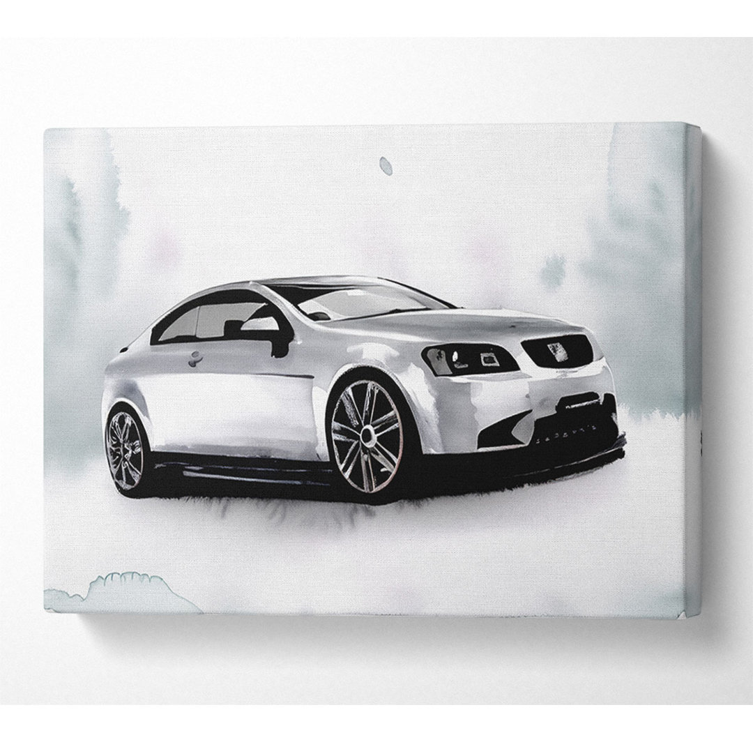 Holden Monaro Coupe Leinwand Aquarell 11429