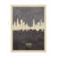 « chicago illinois horizon gray », impression sur toile tendue-1786199732